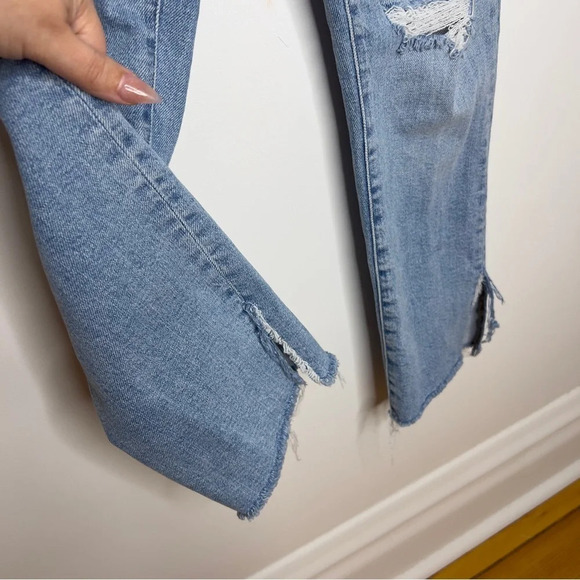 MADEWELL The Perfect Vintage Jean Raw Hem High Waisted Custom DIY Split Hem - Picture 4 of 13